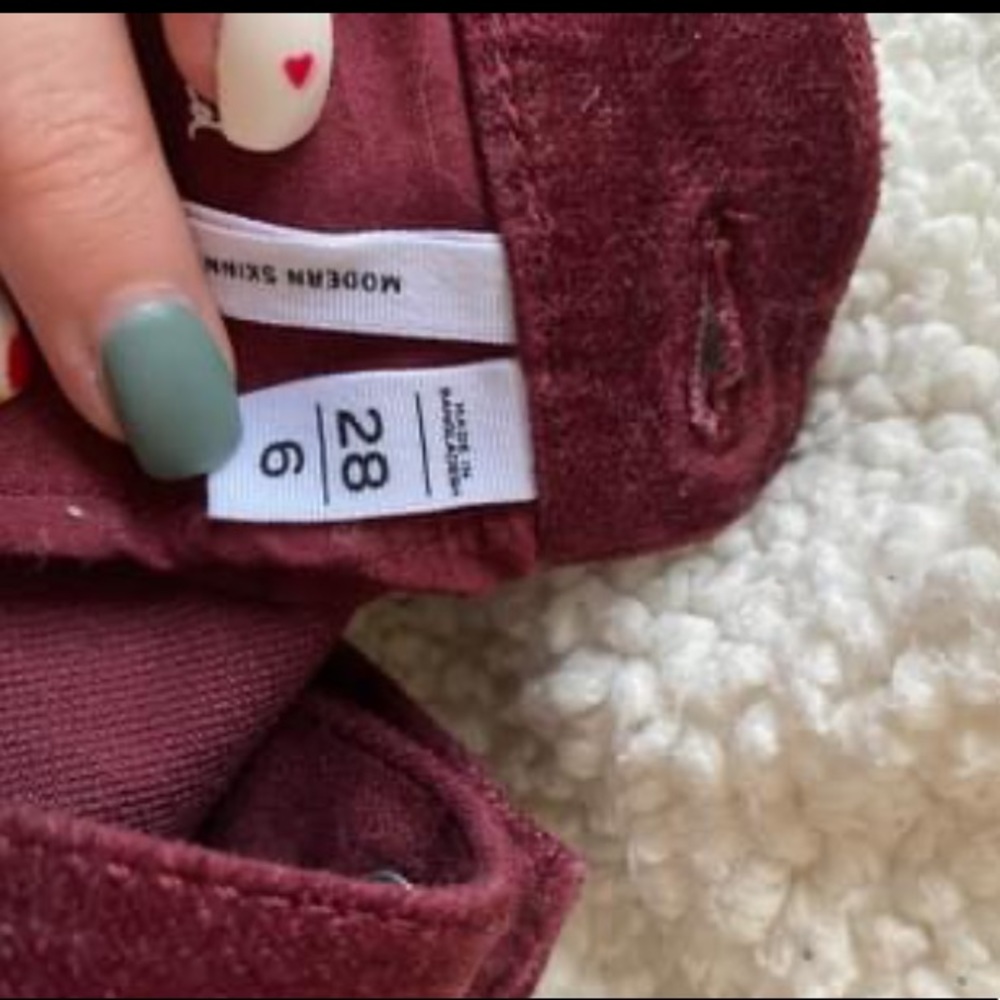 Loft maroon pants - Picture 4 of 4
